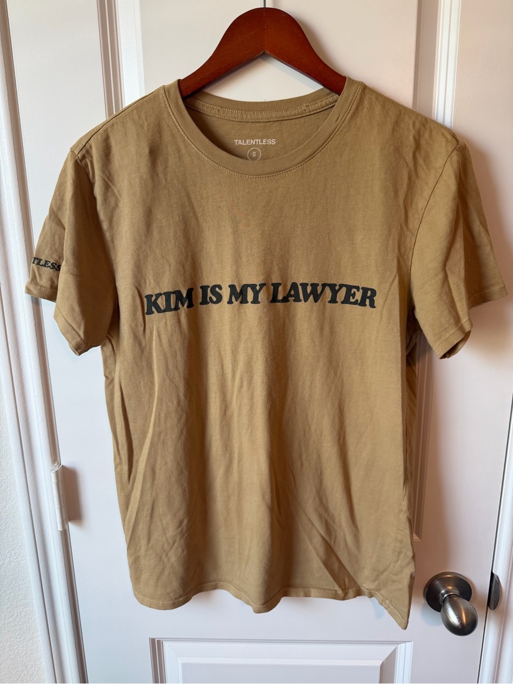 ⚡️TALENTLESS Khaki T-Shirt - 100% Cotton